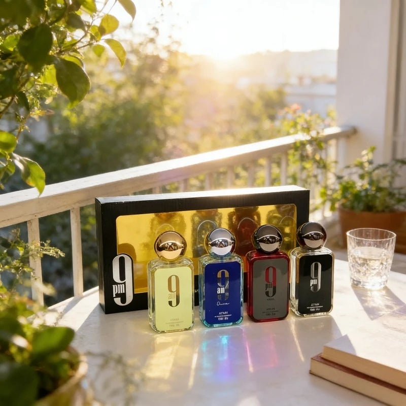 4 30ml AFNAN 9pm, 9am men's fragrance set
