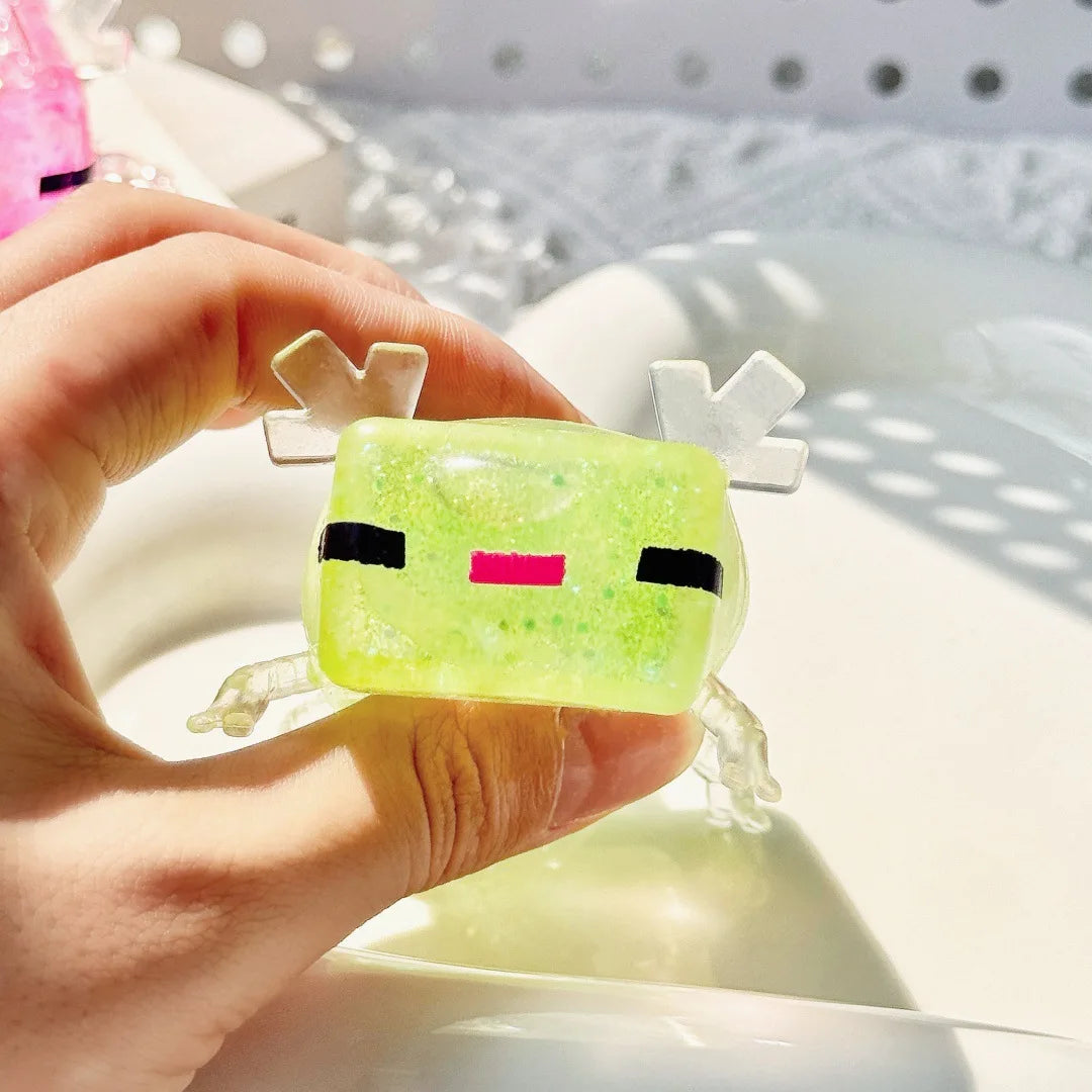 Squishy Minecraft Axolotyl toy