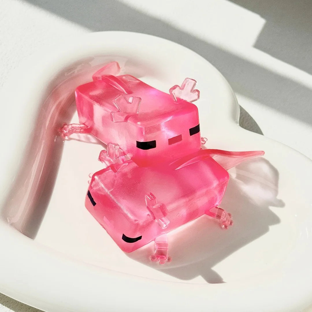 Squishy Minecraft Axolotyl toy