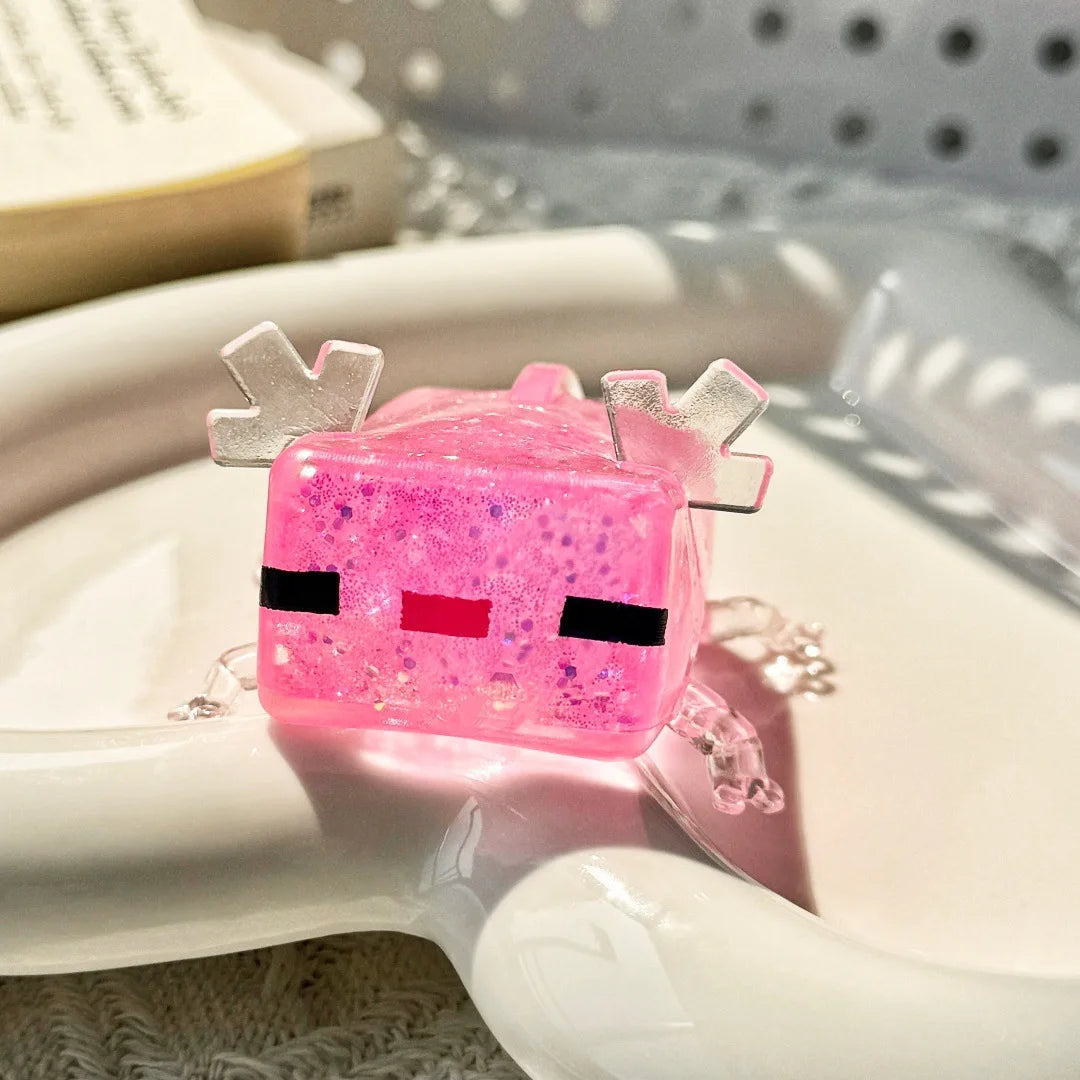 Squishy Minecraft Axolotyl toy